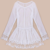 WOMEN BOHO SEXY TASSEL LACE DRESS