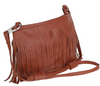 VINTAGE TASSEL LEATHER CROSSBODY BAG FOR WOMEN