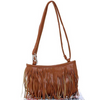 VINTAGE TASSEL LEATHER CROSSBODY BAG FOR WOMEN