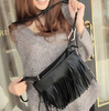 VINTAGE TASSEL LEATHER CROSSBODY BAG FOR WOMEN