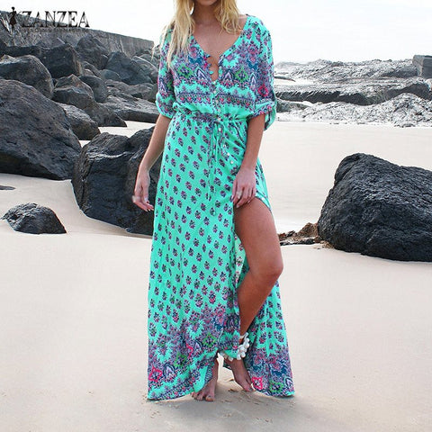 BOHO LONG SLEEVE DRESS