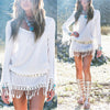 WOMEN BOHO SEXY TASSEL LACE DRESS