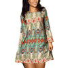 BOHO WOMEN BEACH DRESS LONG SLEEVE