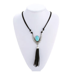 TASSEL TURQUOISE NECKLACE