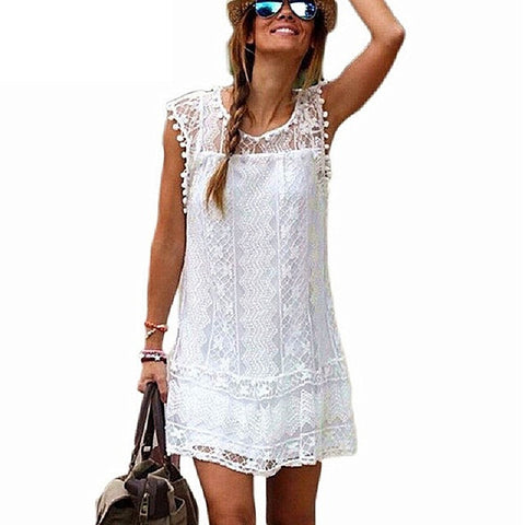MY-STYLE BOHO DRESS - BLACK & WHITE
